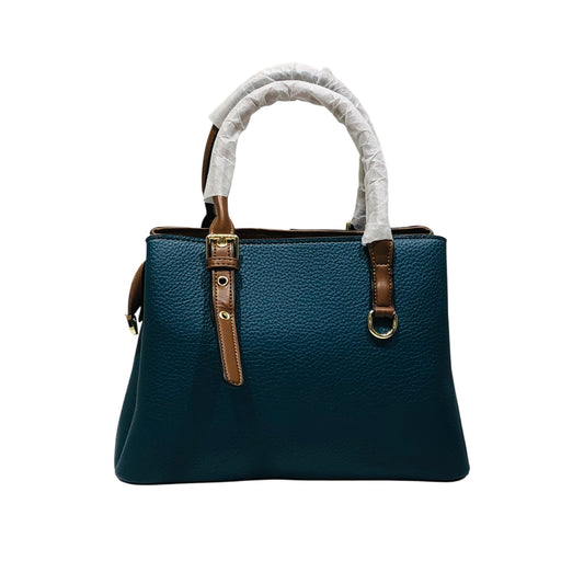 Home Pearl Elegant Dual-Tone Structured Handbag