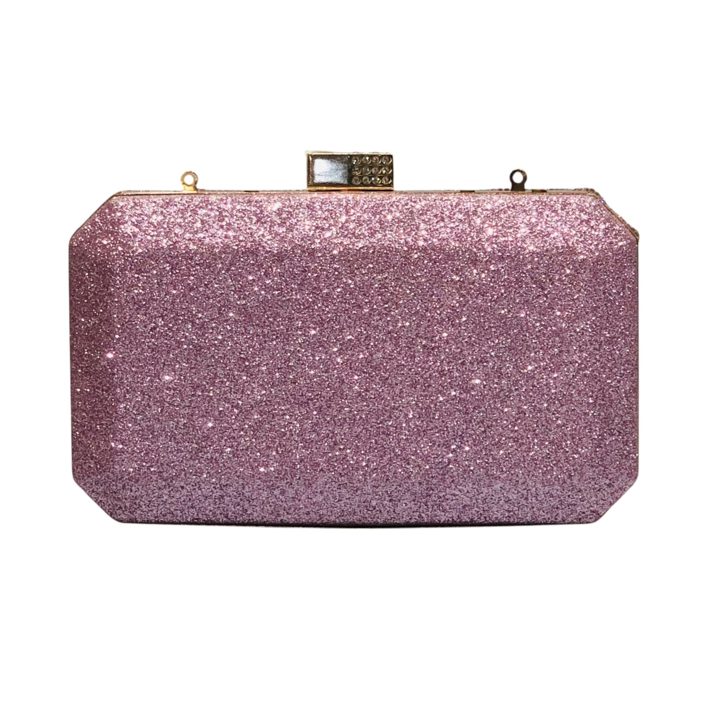 Home Pearl Pink Crystal Embellished Bridal Clutch – Glamorous Wedding Statement
