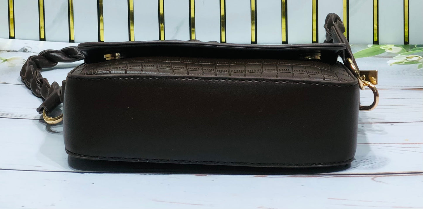 Home Pearl Elegant Textured Sling Bag