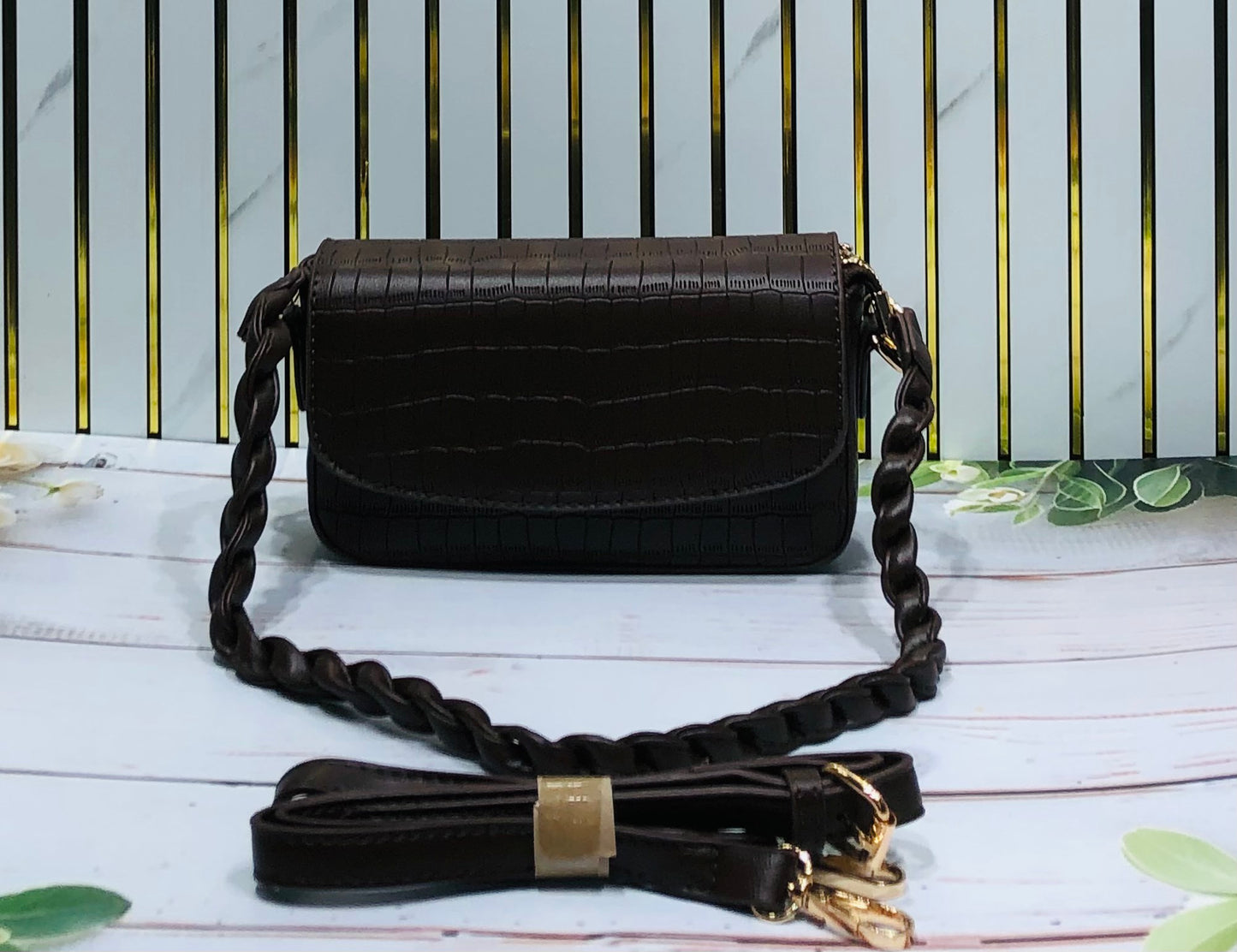 Home Pearl Elegant Textured Sling Bag