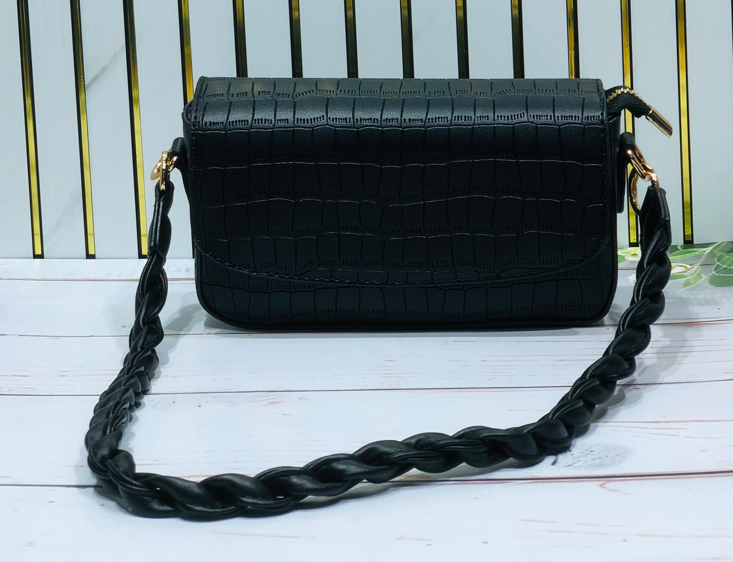 Home Pearl Elegant Textured Sling Bag