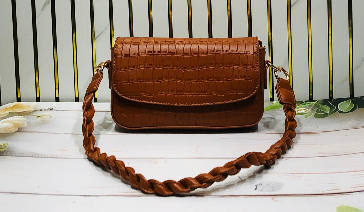Home Pearl Elegant Textured Sling Bag