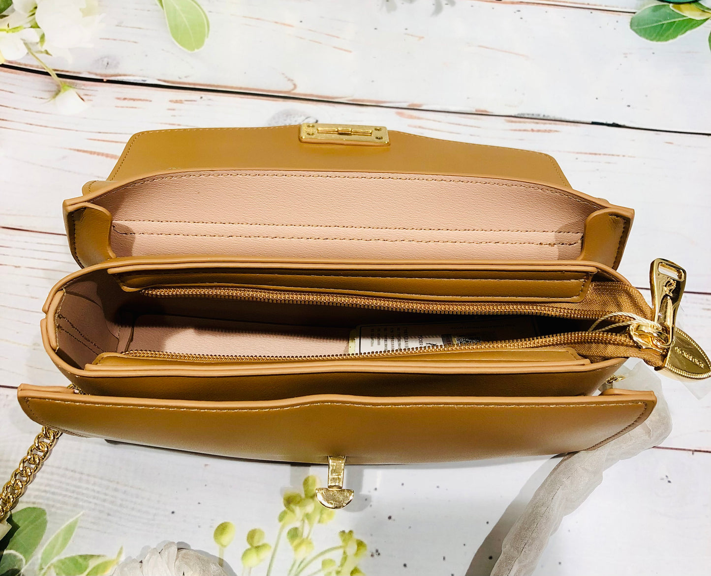 Home Pearl Classic Brown Sling Bag – Sleek, Sophisticated