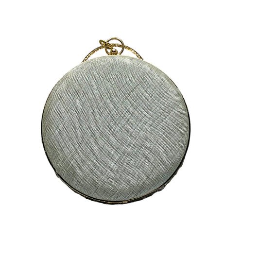 Home Pearl Crystal Bridal Potli Bag – Round Ring Handle
