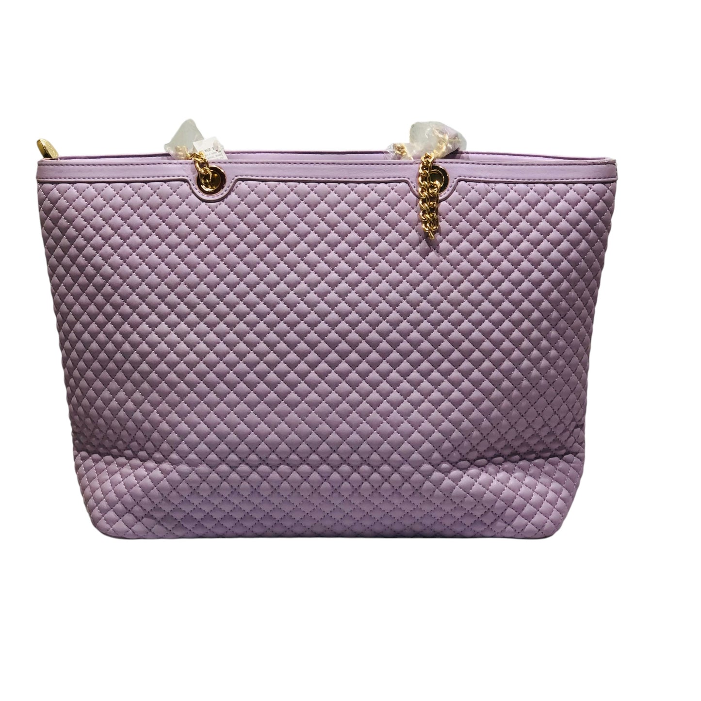 Home Pearl Quilted Lilac Tote Bag with Gold Chain Handles – Elegant  Spacious