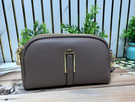 Home Pearl Elegant Black PU Leather Sling Wallet for Women
