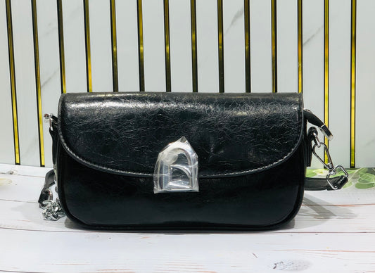 Home Pearl Glossy  Sling Bag – Minimalist Chic with a Modern Twist
