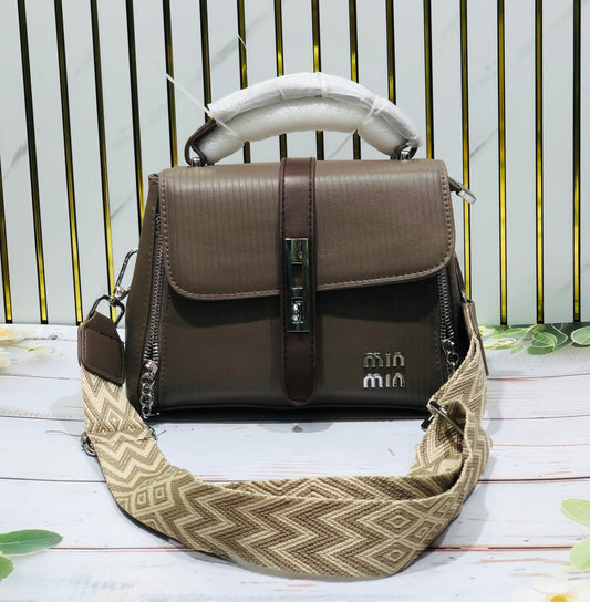 Home Pearl Classic Sling Bag with Monogram & Pattern Strap