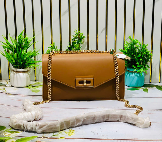 Home Pearl Classic Brown Sling Bag – Sleek, Sophisticated